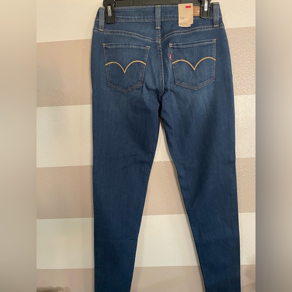 Levi's Blue Skinny Jeans Classic Style - Picture 3 of 5